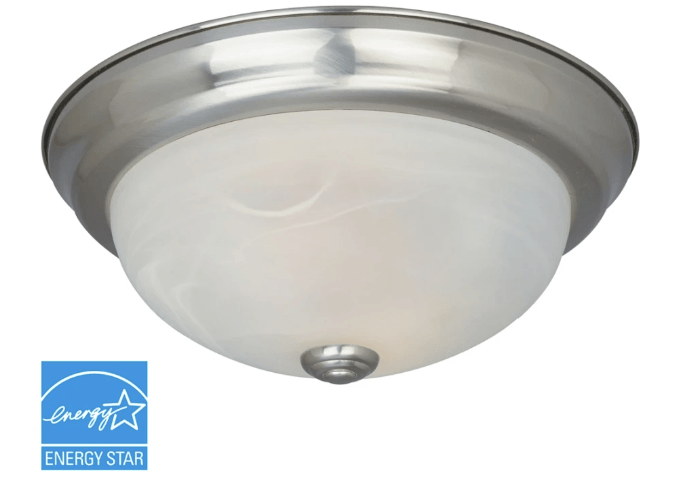 WAC Lighting Round LED 15 Inch Black Flush Mount Ceiling Light